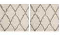 Safavieh Hudson Ivory and Gray 7' x 7' Square Area Rug